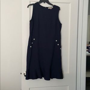 Flirty and fun navy blue dress